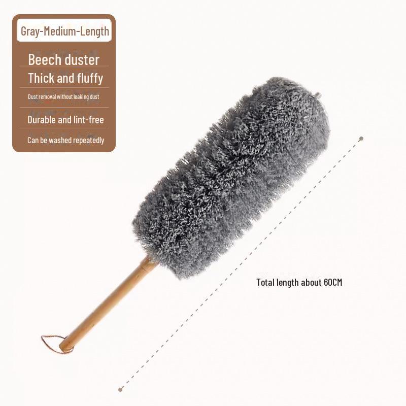 

Премиум-метелка для шерсти: Электростатический, пушистый и выдвижной для эффективного удаления бытовой пыли