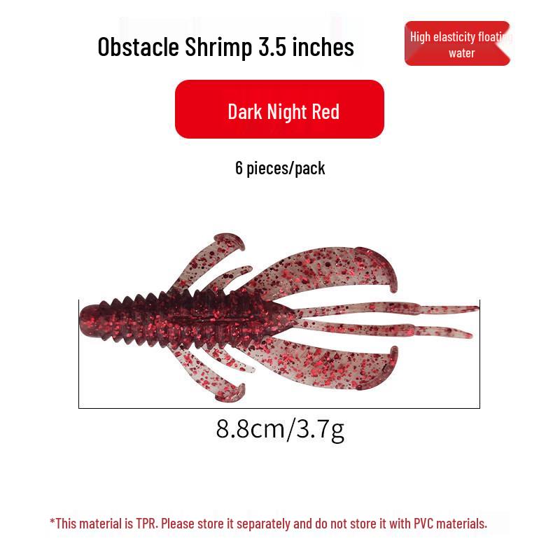 Dongding - Bas Avı İçin Engel Karides Yumuşak Yem, Teksas Rig Arama Yemi