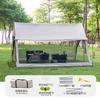 210D Outdoor 6-10p Familiencamping Anti-Moskito großes Vordach Tragbares Faltzelt Sonnenschutz wasserdichte Strandpark-Pergola