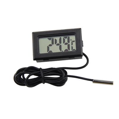 Digital LCD Display Termometer Kylskåp Frys Kylare Kylare Mini inbyggda mätverktyg