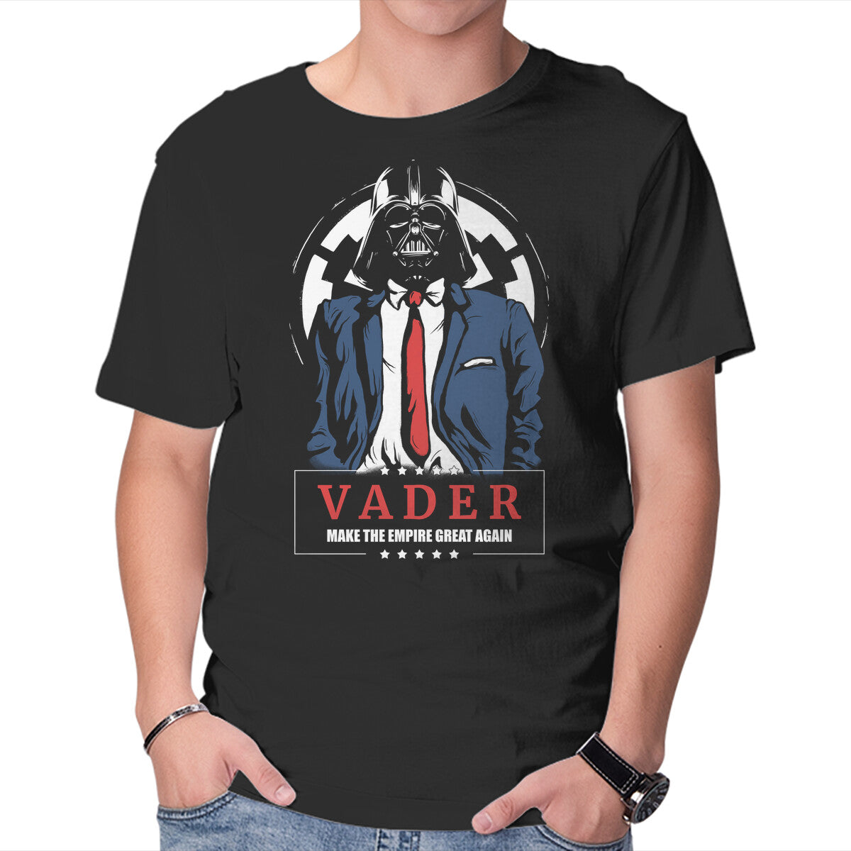 Unisex Crew Neck T-Shirt Make The Empire Graphic Short Sleeve Casual Tee L