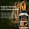 Panax Ginseng 2800mg Kapseln Extra Stark, Kräuter-Nahrungsergänzungsmittel-Mischung mit Ginkgo Biloba, Ashwagandha, Grünem Tee & Roter Bete, Energie- & Fokus-Unterstützung