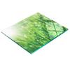 Durable and Stylish Glass Kitchen Board with Grass and Dew Pattern 60x52 Cm