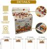 Fall Pumpkin Maple Leaf Truck Linen Table Runner Holiday Party Decor Reusable Kitchen Dining Table Runner Autumn Decorations