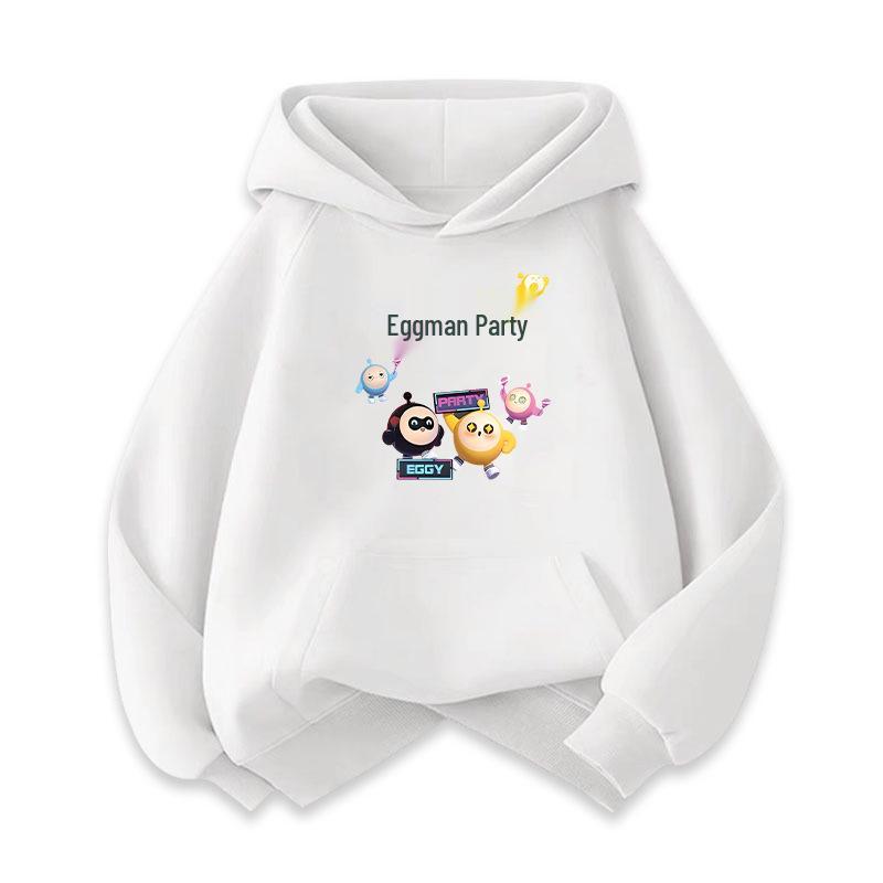 Kids Sheriff Cartoon Print Hooded Sweatshirt - Long Sleeve, Loose Fit, Autumn/Winter Wear 110 cm