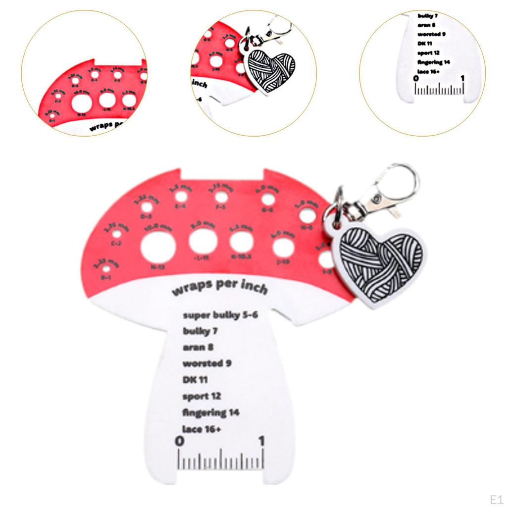 Crochet Ruler, Portable Gauge