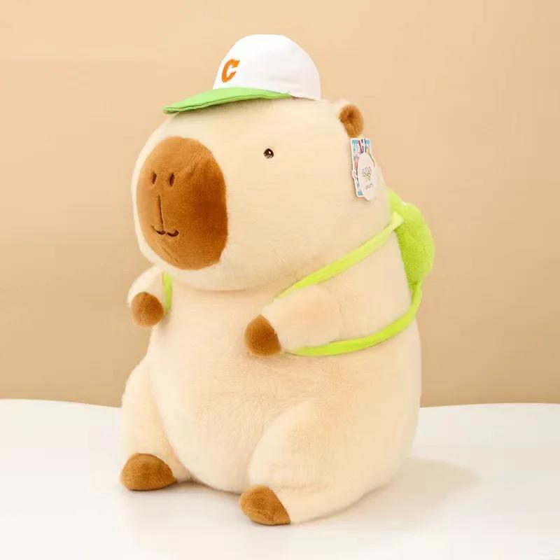 22CM Kapibala Capybara Plush Toy Internet Celebrity Capybara Jun Doll Ugly Cute Doll Guinea Pig Doll Boys Girls Anime Kawaii