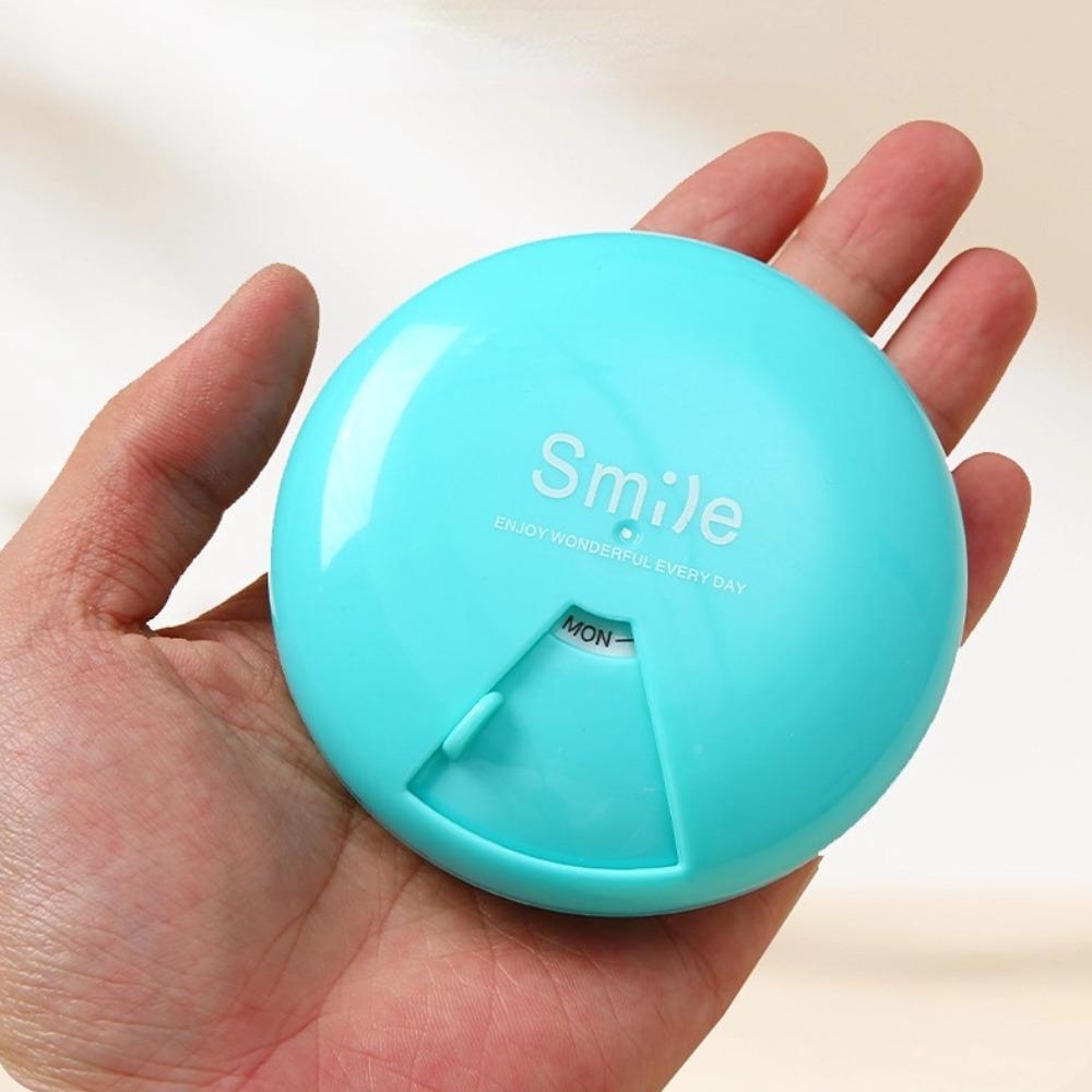 New Hot Small Portable Travel Pill Box Cases Container Organizer Storage Tablets 7 Days 7 Grids Vitamin Pills Medicine Fish Oils