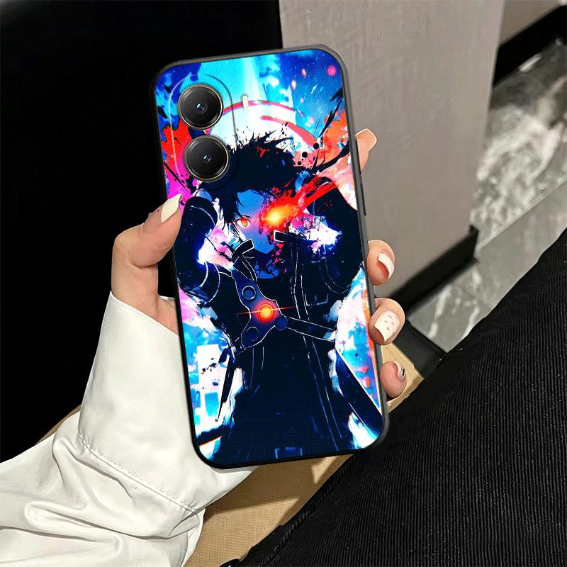 

S-Sword O-Online SAO Yuuki Asuna Soft Phone Case for Xiaomi Poco X5 X6 X7 X8 Pro Max X3 F7 F8 Ultra M8 M7 M6 M5 Redmi 15 15C 14C Xiaomi Poco X3 Pro