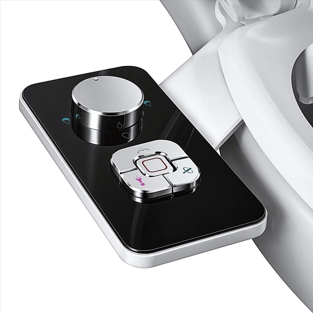 Bidet Attachment Non-Electric Bidet Toilet Seat Sprayer with Pressure Controls Dual Nozzles for Frontal Rear Wash A