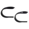 4pcs Retro Metal Drapery Holdback Curtain Holder for Home Decor Black