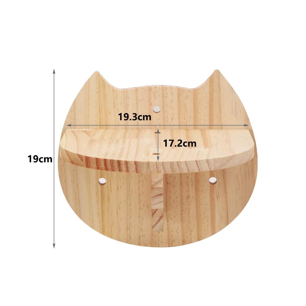 Wandmontiertes Katzenmöbel Kratzbaum Hängematte Versteckhaus Brücke Katzenkletterregale Katzen-Fitnessstudio Spielplatz Krallenpflege-Spielzeug