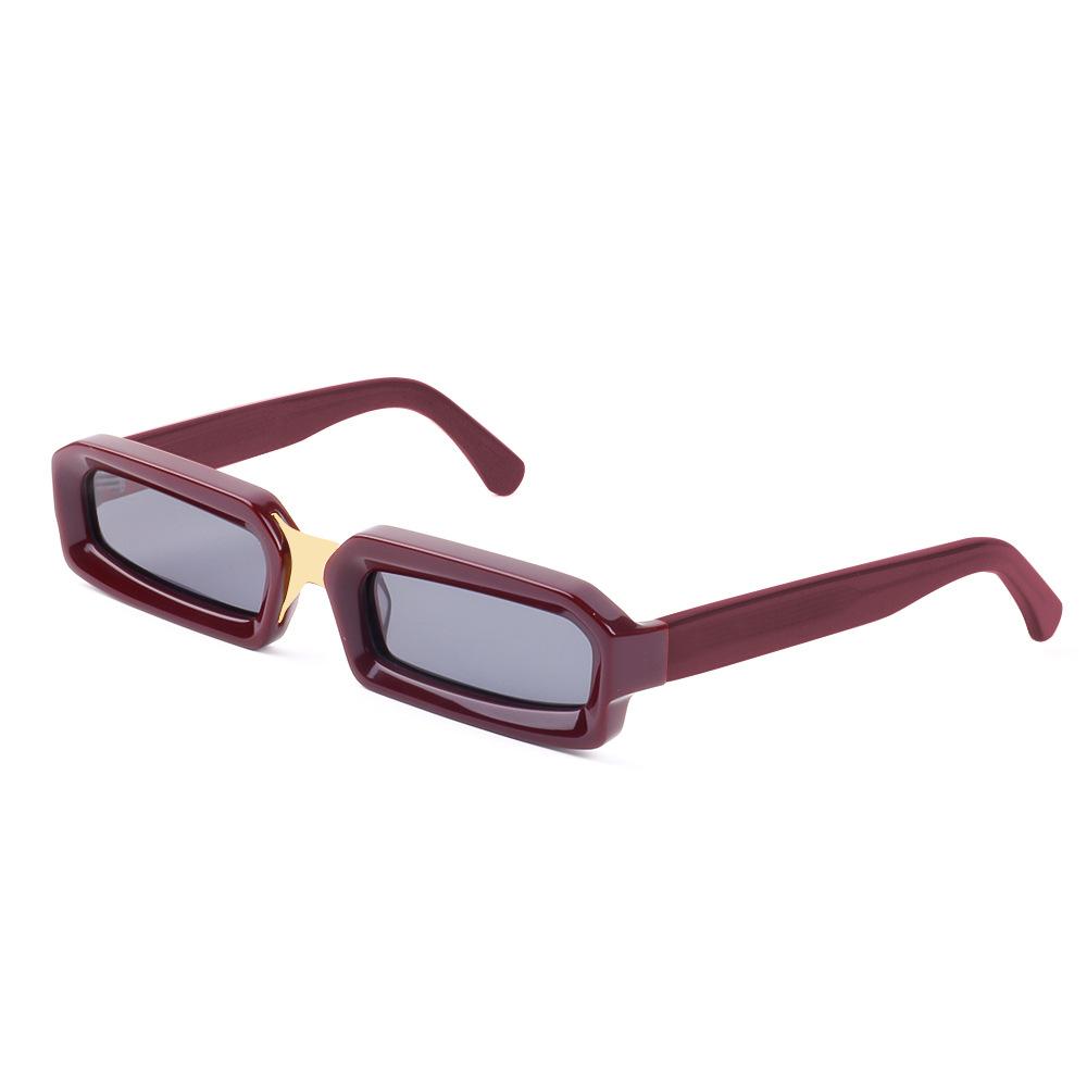 

2025 Small Square Frame Acetate Man Polarized Sunglasses Cool Driving Beach UV400 Women Sun Glasses Support Prescription Lenses as picture