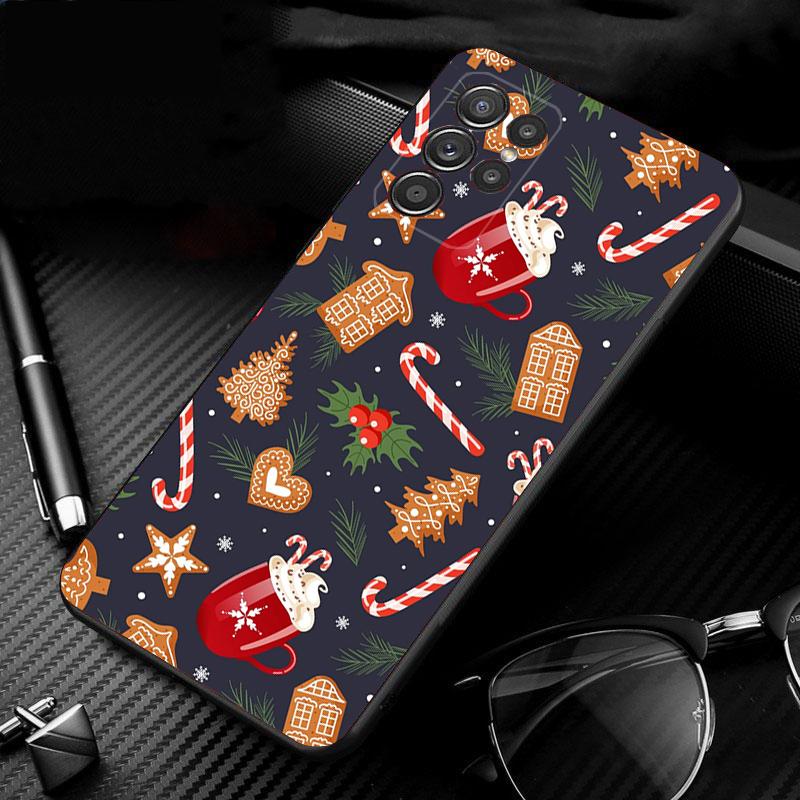 

Cartoon Cute Christmas Aesthetic Phone Case For Samsung Galaxy S25 S24 S23 S22 S21 Ultra S24 S23 S22 S21 S25 Plus S24 S20 FE S23
