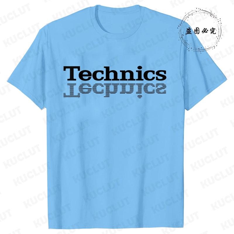 

Футболка Technics DJ Вертушка Музыка Хаус Техно Электронная Хип-Хоп Новая Мода Летняя Футболка Модная Повседневная Уличная Музыкальная Футболка 4XL