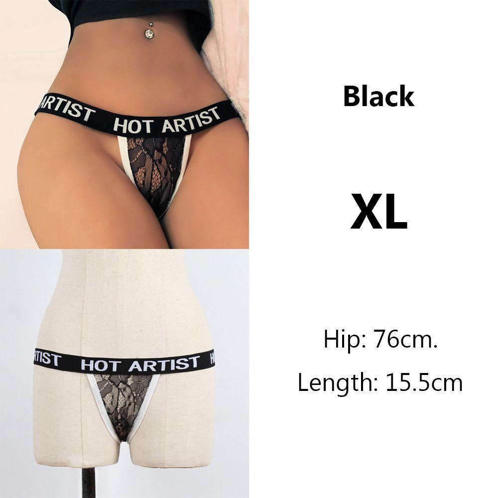 Women Letters Knickers Bikini Briefs Sexy Panties Bandage G-string Thongs
