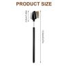 LOGJAM 5 Pcs Eyebrow Eyelash Comb Brush, Metal Dual Brow Makeup Brushes, Lash Separator For Eyelashes Extension (Bristles)