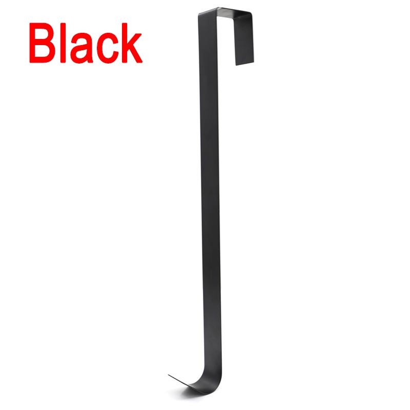 Christmas Front Door Hook 38cm Nail-Free Metal Ornament Long Hook Halloween Single Hook Decorative Garland Door Hanger