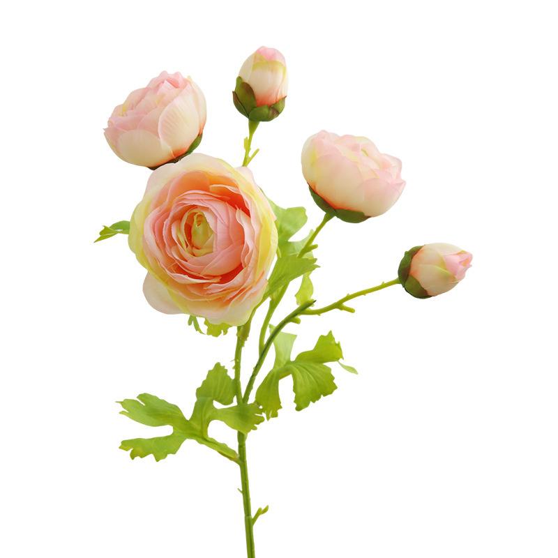 Artificial Flower Fresh Tea Rose Modern Simple Rose Simulated Bouquet Photography Props Home Decoration Fake Flower Ornament