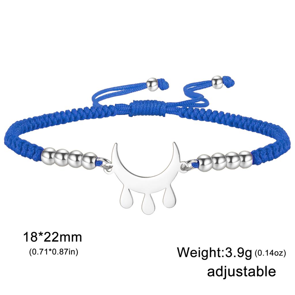  Stainless Steel Blessing Symbol Bracelet for Women Men Classic Geometric Pattern Bracelet Good Lucky Jewelry Party Gifts