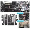 Honda Interior Rubber Black [CDEFG 19-Piece Set] N-BOX JF3/JF4 (2020.12~Present) Mats, Protective, Non-Slip, Customizable, Scratch-Resistant,