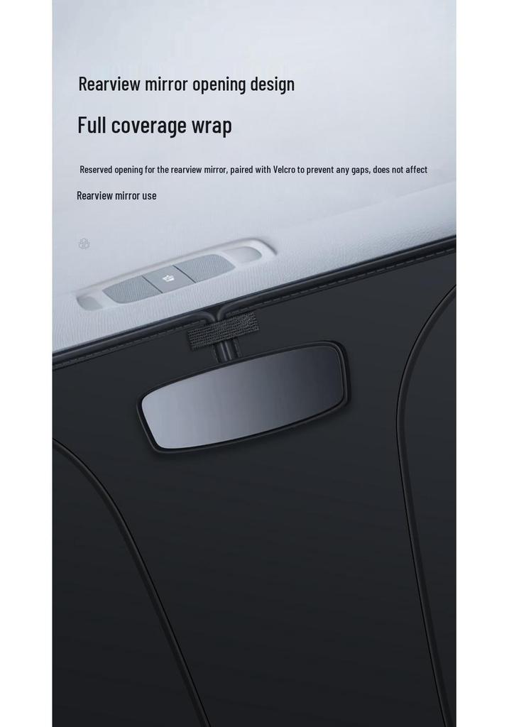 Nio Xiaopeng M03 X9 P7+ Car Windshield Sun Shade - 4-Layer Thick Heat Insulation