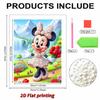 Disney Pearl Painting Minnie Mountain Flower Sea Waterfall Creative Art 5D Pearl Embroidery Cross Stitch Kit Handmade DIY Home and Room Decor Gift