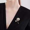 The Elegant Dandelion Brooch Is A Light Luxury and Niche Brooch with Exquisite Diamond-encrusted Brooches