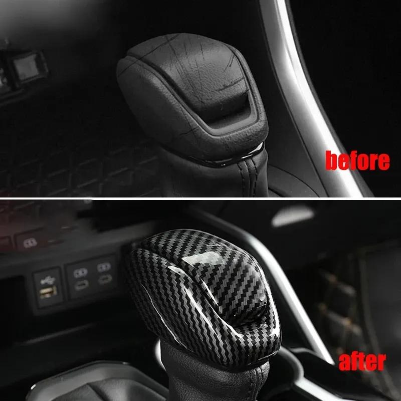 For Toyota RAV4 RAV 4 XA50  -  Car Gear Lever Head Shift Knob Handle Cover  For Toyota Highlander Kluger XU70