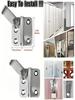 1pc flip door lock, sliding bolt lock, safety door lock, barn cabinet, pet cage, garden, bathroom, garage, window sliding