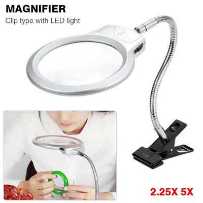 Large Lens Table Top Desk Lamp Lighted Magnifier Magnifying Large Lens Table Top Desk Lamp Lighted Magnifier Magnifying