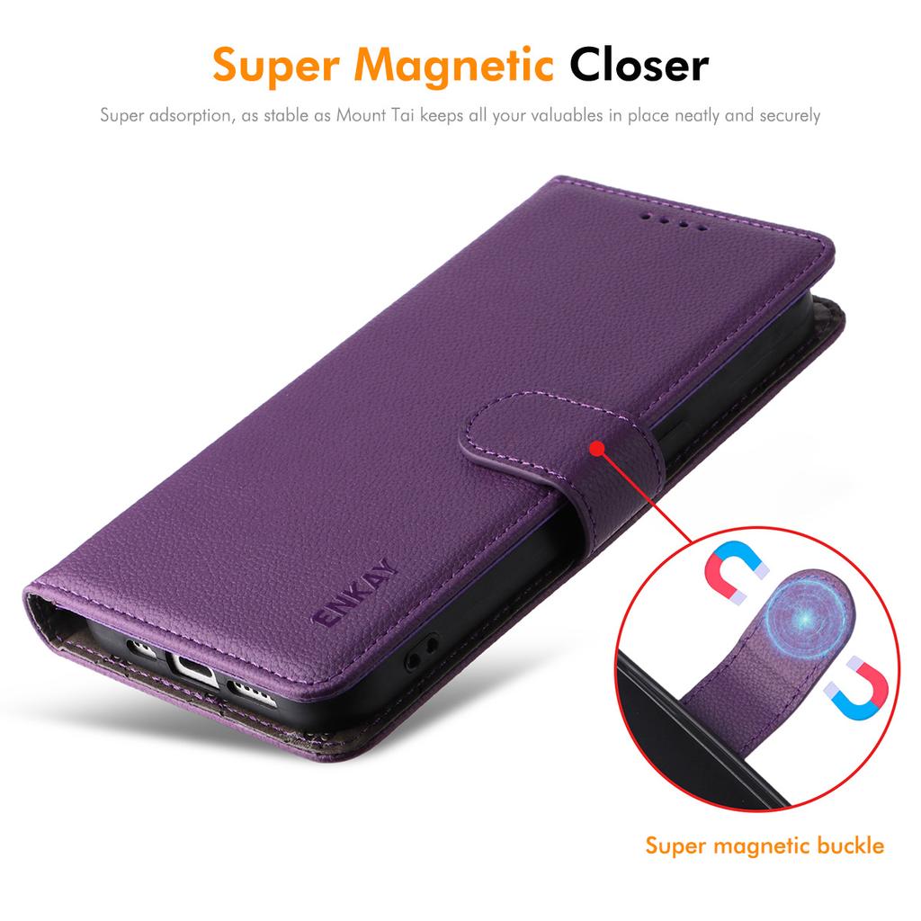 For iPhone 17 Pro Wallet Case with Strap RFID Blocking Leather Stand Phone Cover