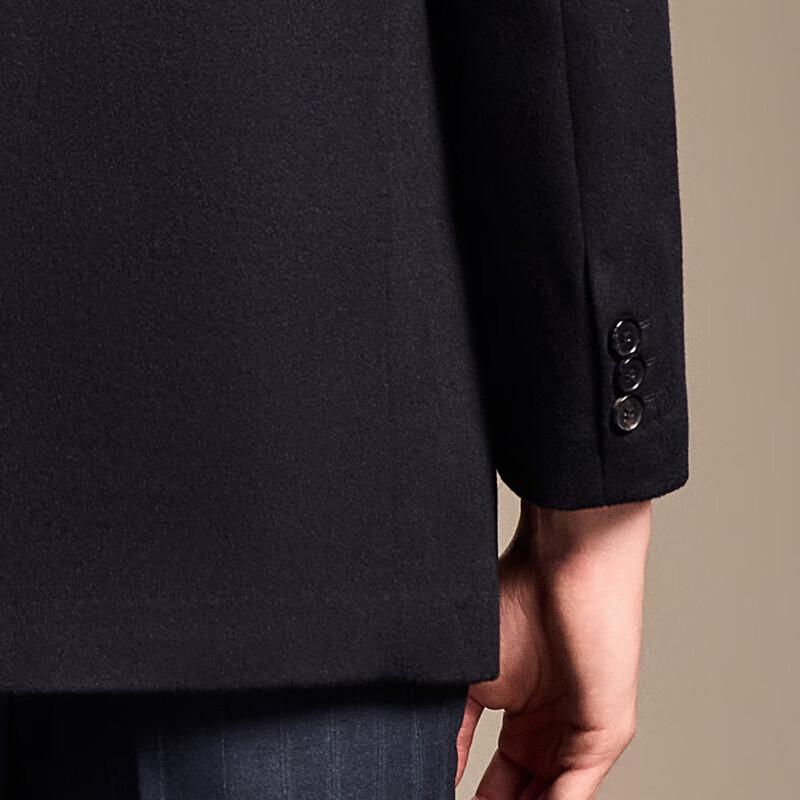 Men's 100% Cashmere Down Coat with Detachable Liner