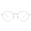 Ultralight Pure Titanium Rim Eyeglasses for Women - Xiaohongshu Style, Anti-Blue Light, Retro, Myopia Compatible (Model 1640)
