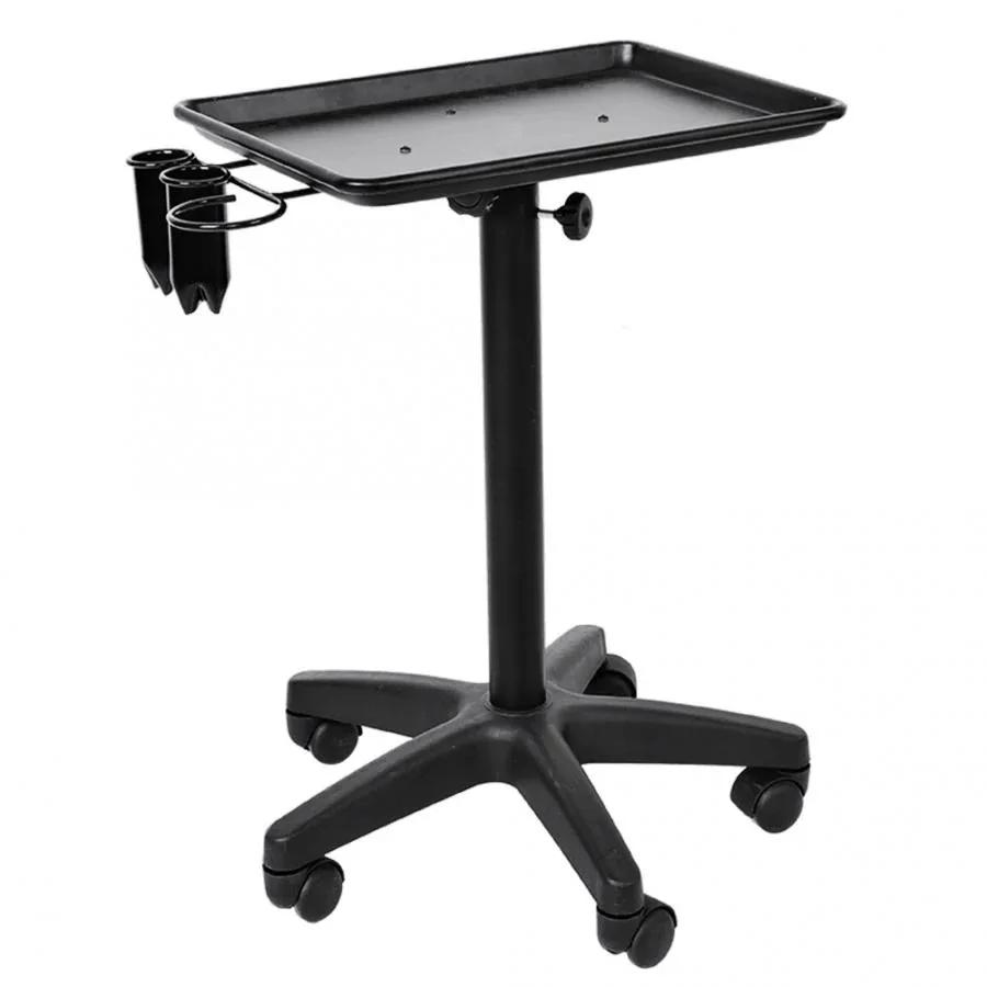 Wózek na kosmetyki, przenośny, profesjonalny, regulowany wózek na narzędzia do zdobienia paznokci, stojak na wózek do salonu fryzjerskiego, wózek do tatuażu, kreatywny