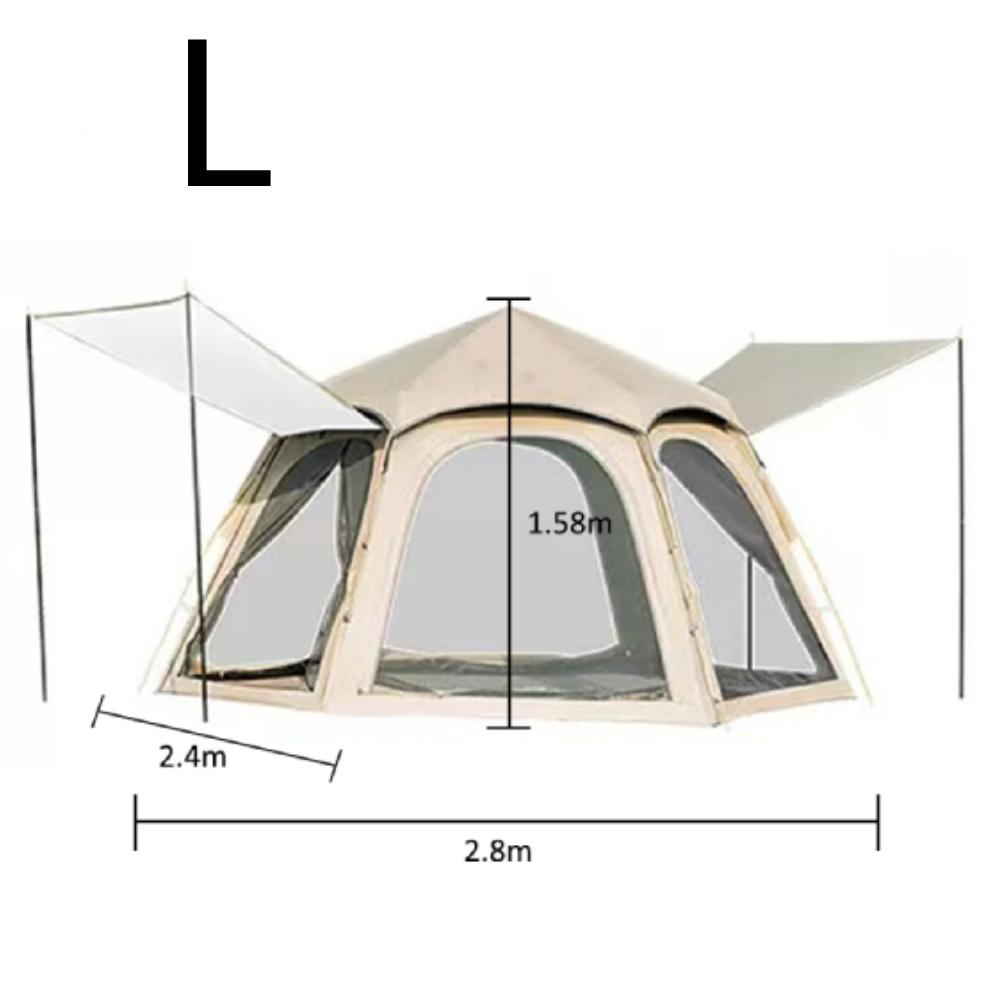Outdoor SunProof RainProof Quick-Opening Tent Lightweight Waterproof Foldable Tent Full-Automatic Camping Picnic Sunshade Tent