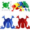 12Pcs Bounce Frog Kid Toy Parent Child Interactive Press Jump Frog Educational Toy Novelty Anti Stress Birthday Party Toy