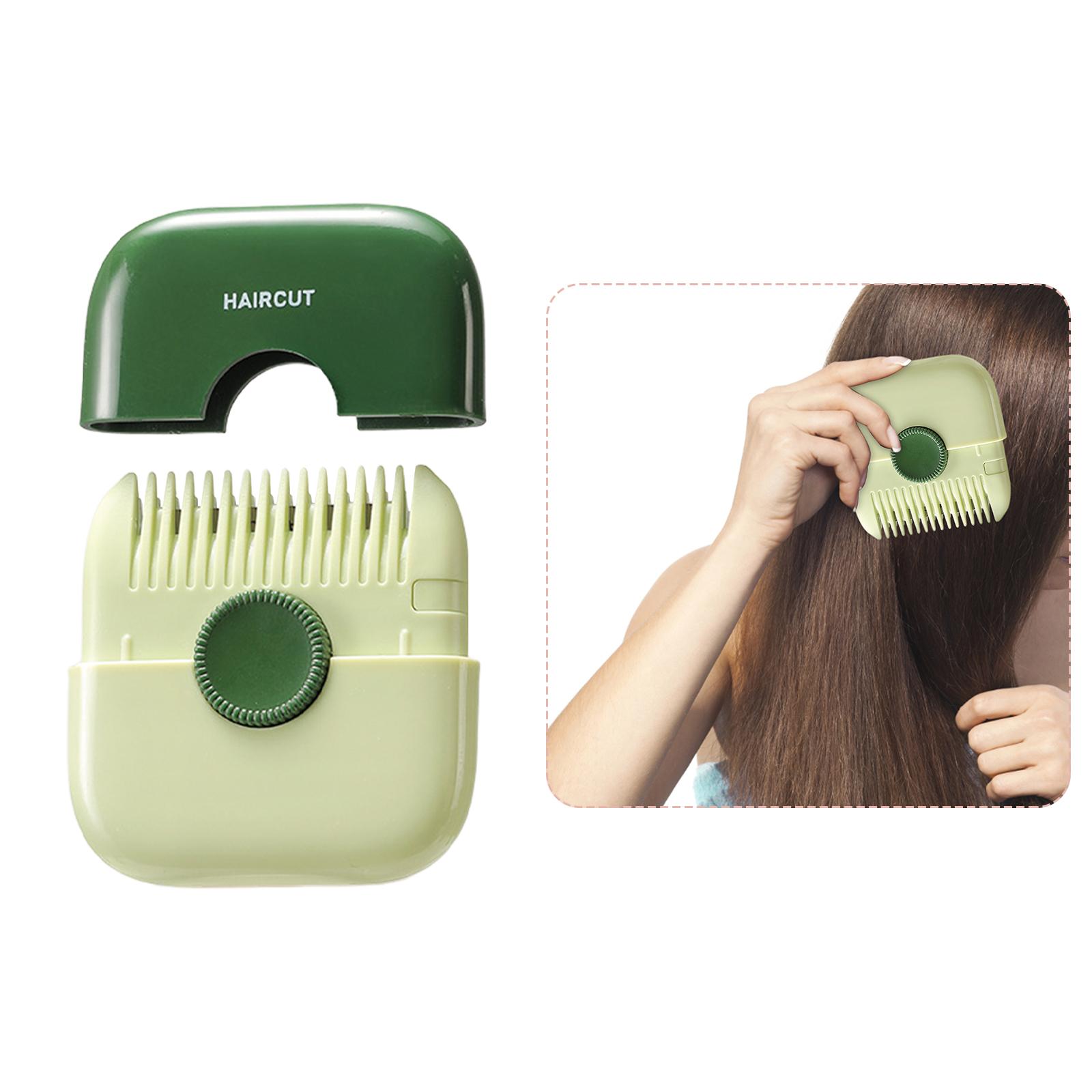 

Расческа для стрижки волос Портативные аксессуары для стрижки волос 2 в 1 Мини-триммер для волос зелёный