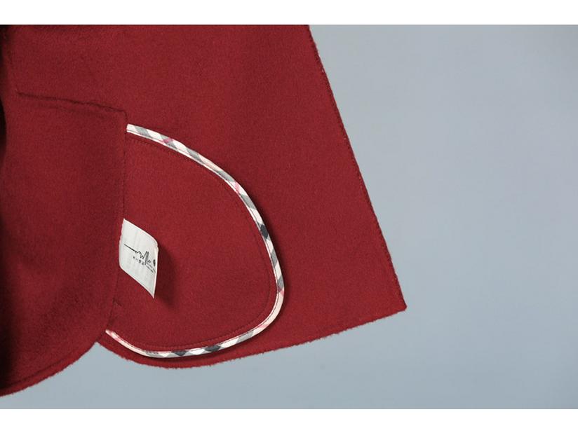 2025 Autumn/Winter Short Double-Sided Cashmere Coat for Middle-Aged & Elderly Women - High-End Casual Style