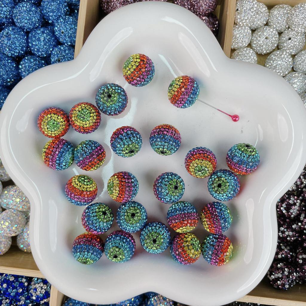 Handmade Rhinestone Crystal Beads for DIY Jewelry: Diamond Ball, Spacer, Pendant Materials
