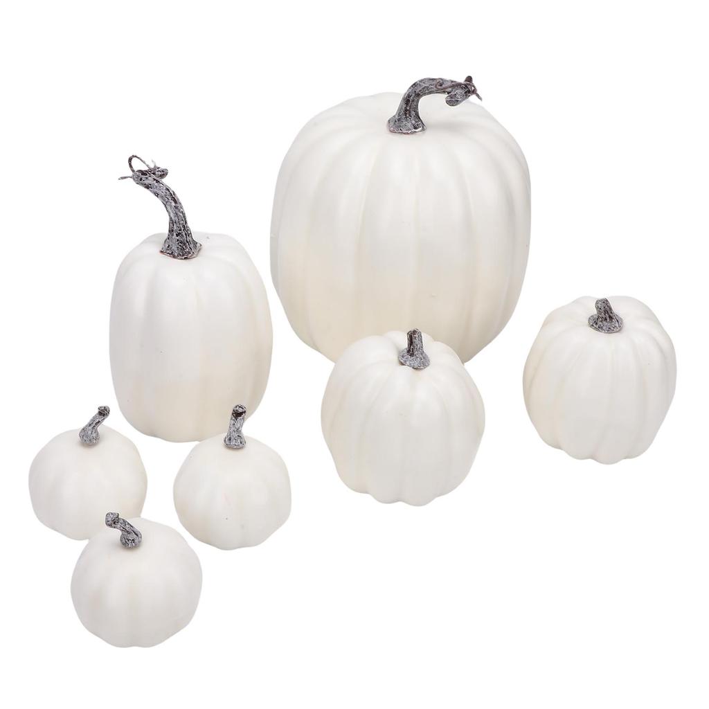 Foam Pumpkins Set Multifunctional Reusable Faux Foam Pumpkins Decoration for Indoor Outdoor