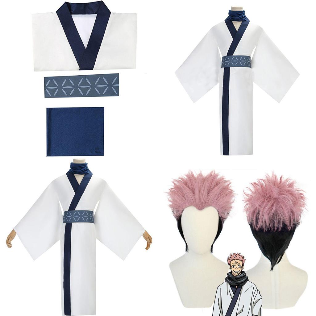 High Quality Ryomen Sukuna Kimono Suit Halloween Costume For Boys And Girls