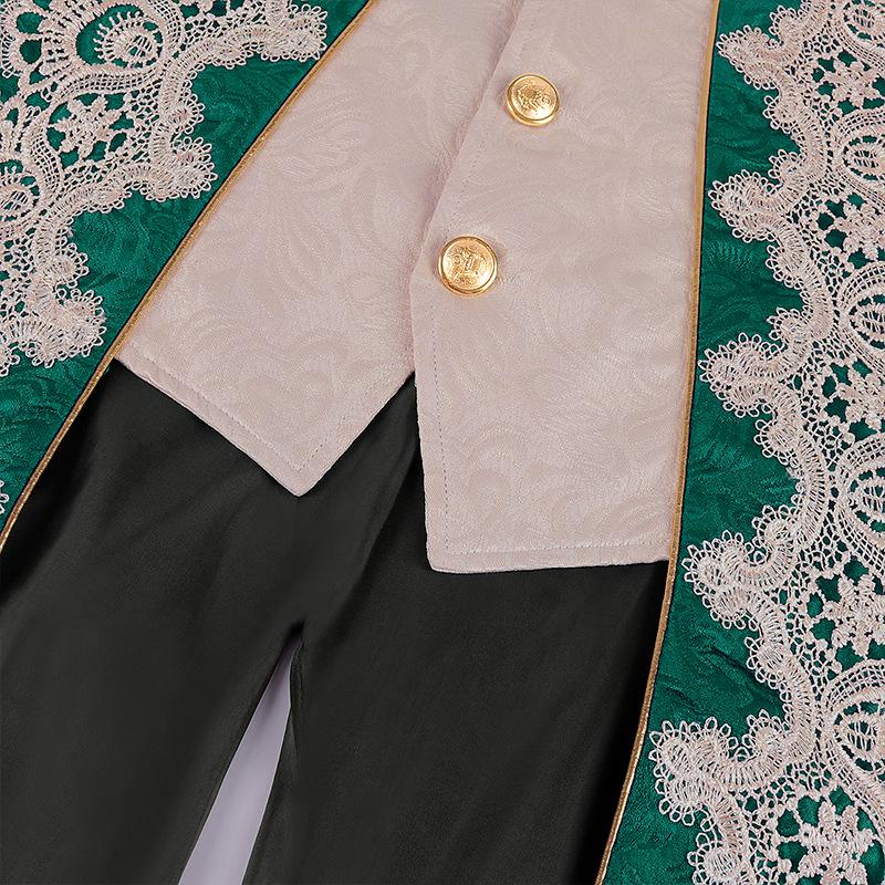 Men's Steampunk Gothic Victorian Lace Long Frock Coat (2024 Update)