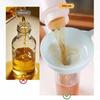 Wide Caliber Food Safe Plastic Funnel Reusable Liquid Separation Tool for Home Kitchen Food Jar Filling Tasks