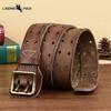 Retro Korean Version Trendy Personality Ins Anti-allergic Double Pin Buckle Belt Men's Fashion New Young People's Belt