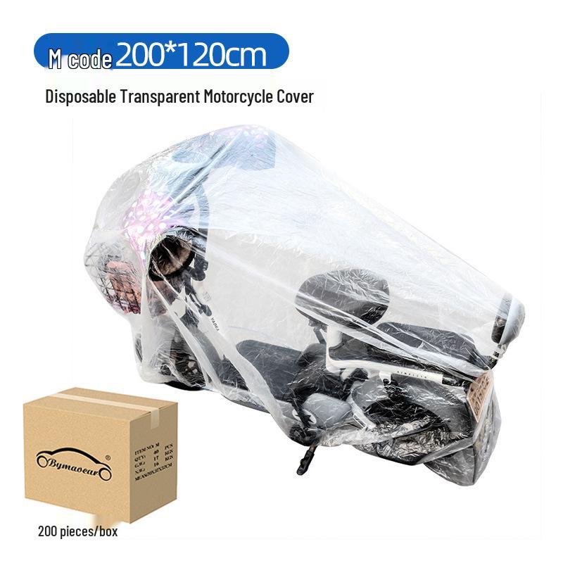 

Transparent Waterproof Electric Scooter Cover with Customizable Logo M 200x120cm single pack прозрачный