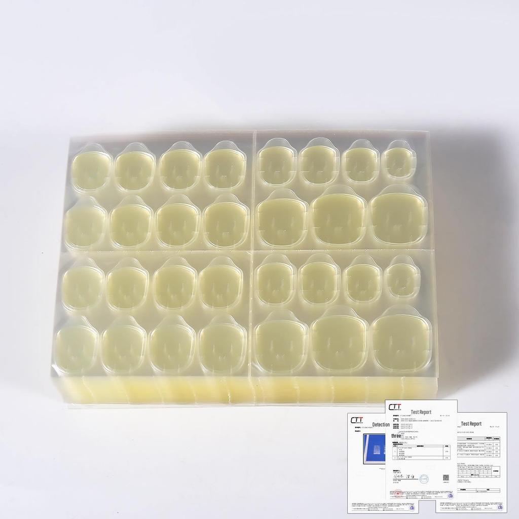 Upgraded Waterproof Double-Sided Wearable Jelly Nail Glue - Super Sticky Adhesive for Nails