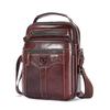 BULLCAPTAIN New Men's Shoulder Bag Multi Pocket Men's handabgs 100% Cowhide Quality designer luxury bag Messenger bag
