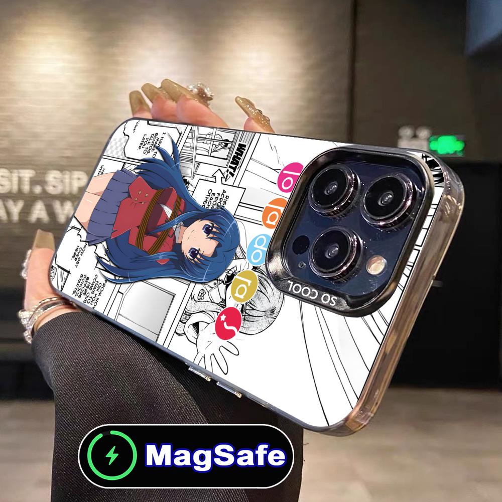 Toradora Kawashima Mobile Phone Case for iPhone 17 16 15 14 13 12 11 Air Pro Max Plus MagSafe Translucent Colorful Cover Pretty