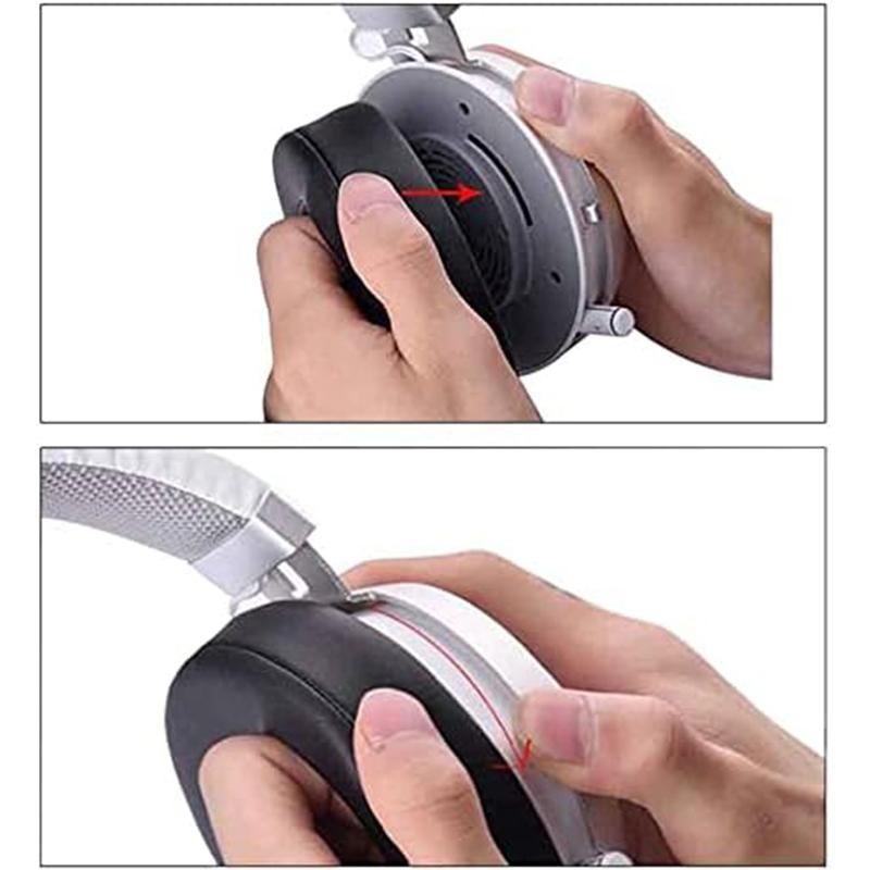 Perni de urechi Kraken Pro V2 Pernițe de schimb pentru urechi Pernă de urechi din piele PU din proteine ​​compatibile cu căștile de gaming Kraken 7.1 Kraken Pro Chroma V2